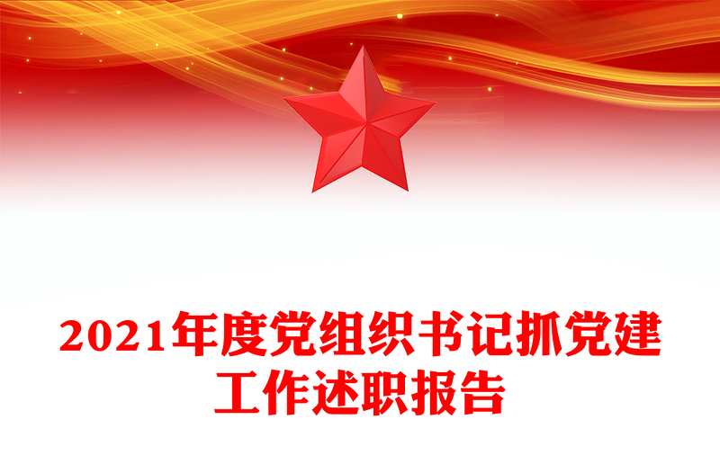 2021年度党组织书记抓党建工作述职报告