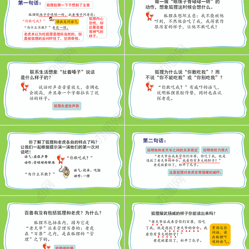 2022狐假虎威PPT课文第21课小学二年级语文上册部编人教版教学课件