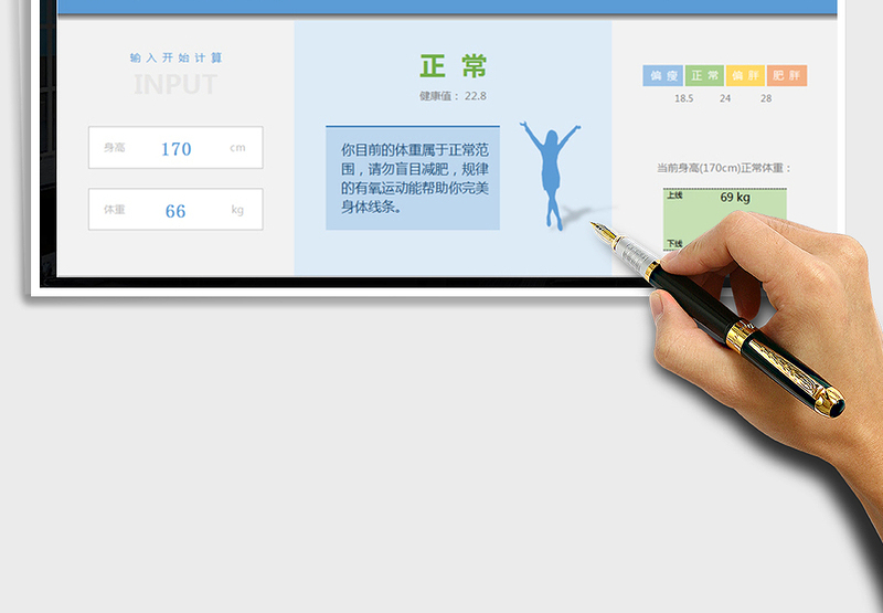 2021年体重计算器 健康指数计算器