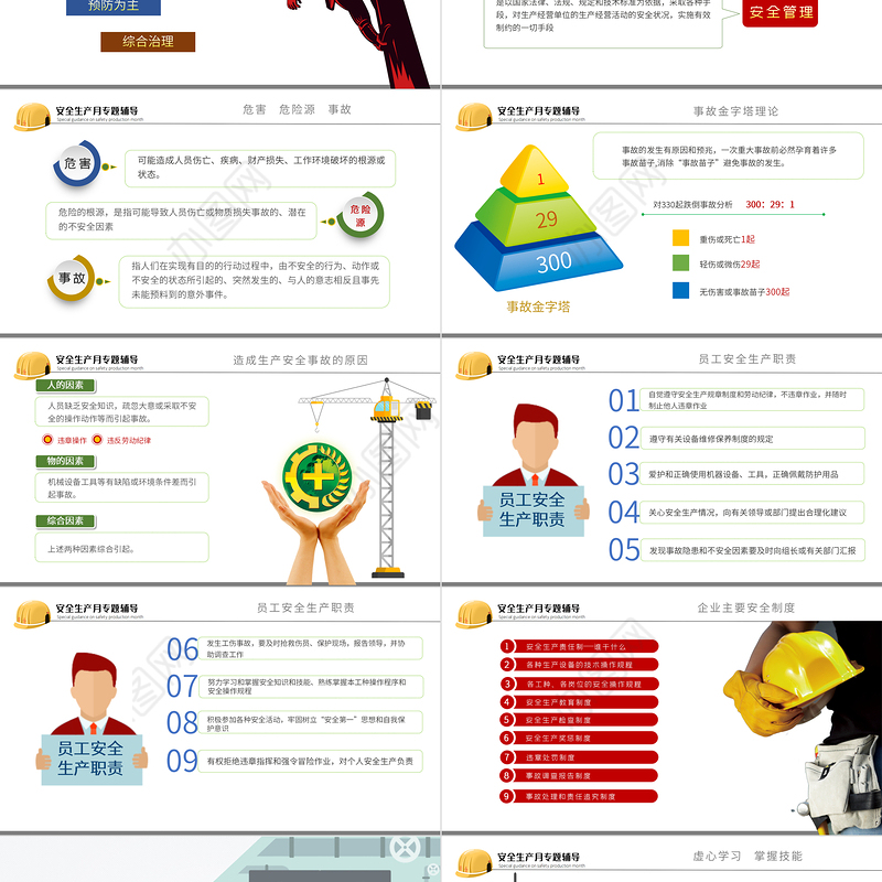 2022安全生产月PPT大气遵守安全生产法当好第一责任人企业安全生产专题课件