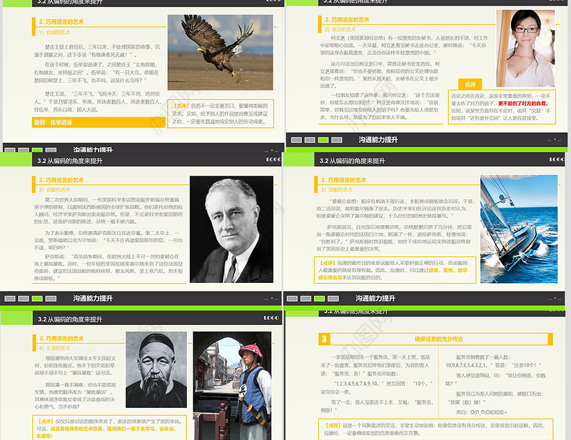 2021实用沟通技巧培训PPT简洁大气课件模板