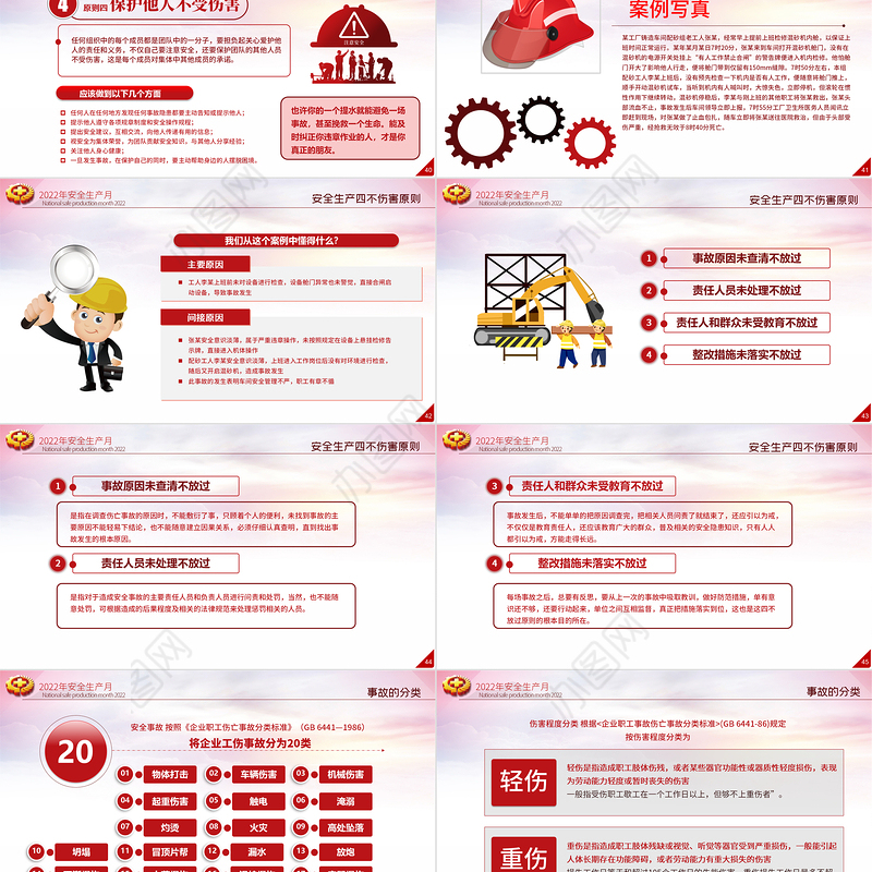 2022安全生产月PPT简洁大气遵守安全生产法当好第一责任人企业安全生产专题课件