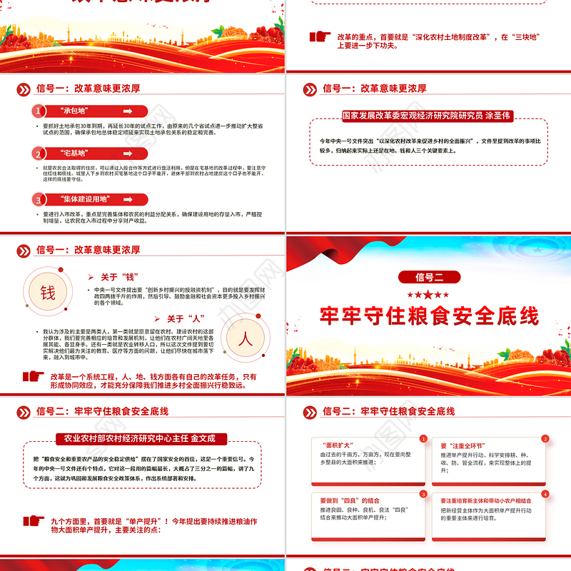 2025中央一号文件释放了哪些新信号PPT党课课件