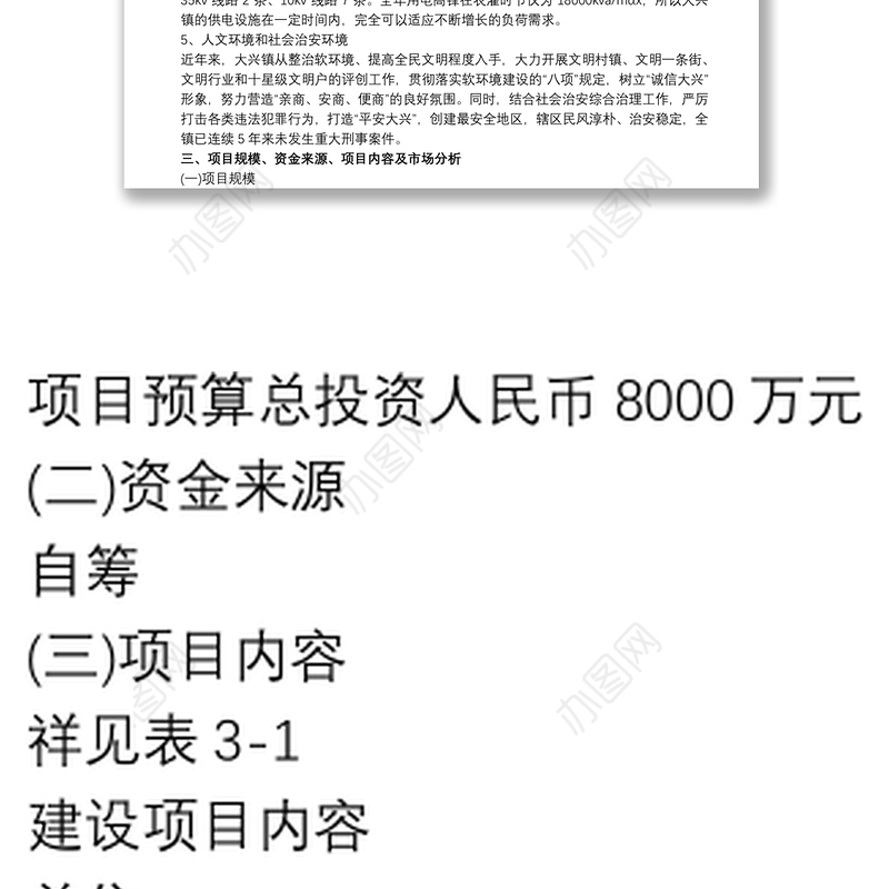 简单可行性报告模板