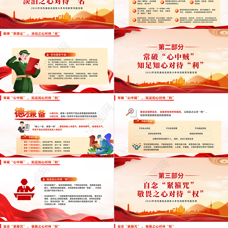 2022严守规矩不逾底线廉洁从政筑牢年轻干部廉政根基点PPT党政风全面从严治党强化作风建设廉洁从政专题党课课件模板