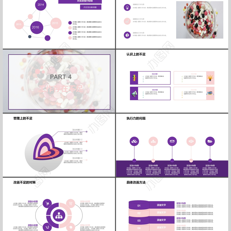 2017医药研究医学工作汇报PPT模板