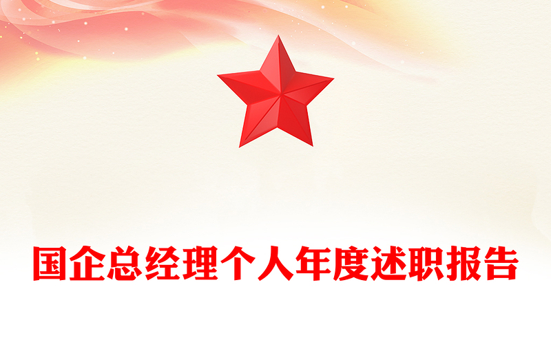 国企总经理个人年度述职报告
