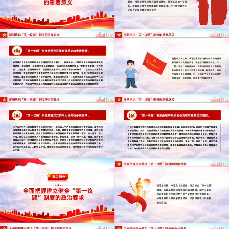 自觉建立健全“第一议题”制度PPT党政风深刻认识“第一议题”制度的重要意义课件