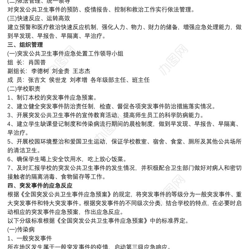 2021公共卫生突发事件处理步骤