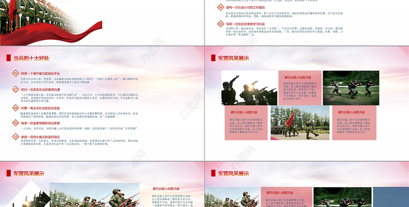 征兵宣传政策解读PPT模板