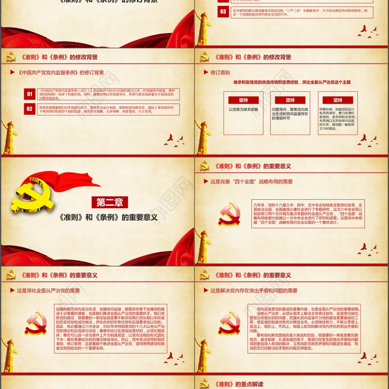 党建新形势下党内政治生活的若干准则PPT