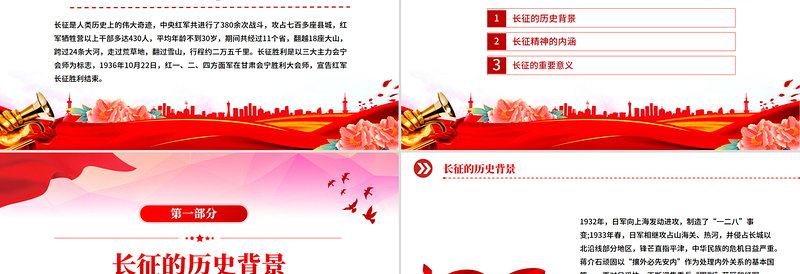 2025年10月22日纪念长征胜利89周年主题PPT课件