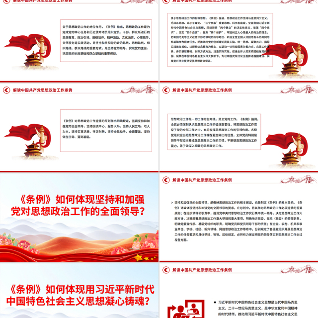2025《中国共产党思想政治工作条例》解读PPT课件