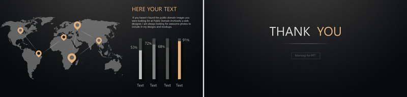 原创大气黑色典雅商务通用ppt模板-版权可商用