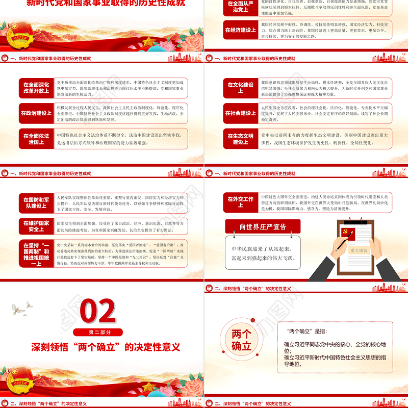 坚强核心PPT红色大气2023年团员和青年主题教育专题团课课件