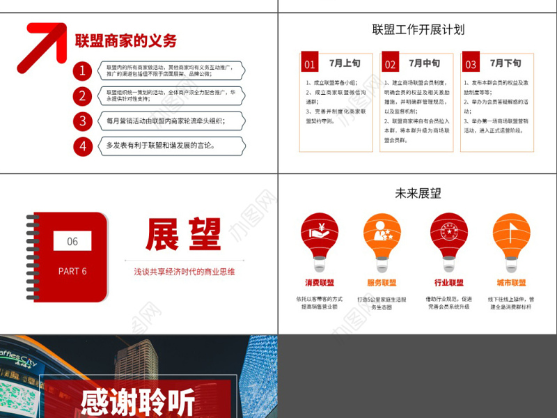 原创共享经济思维互联网新零售共享项目计划书PPT