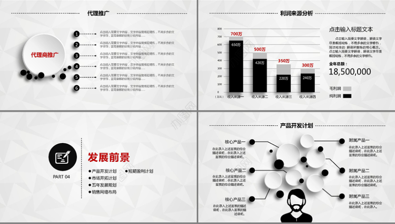 创业融资商业策划计划书PPT模板下载