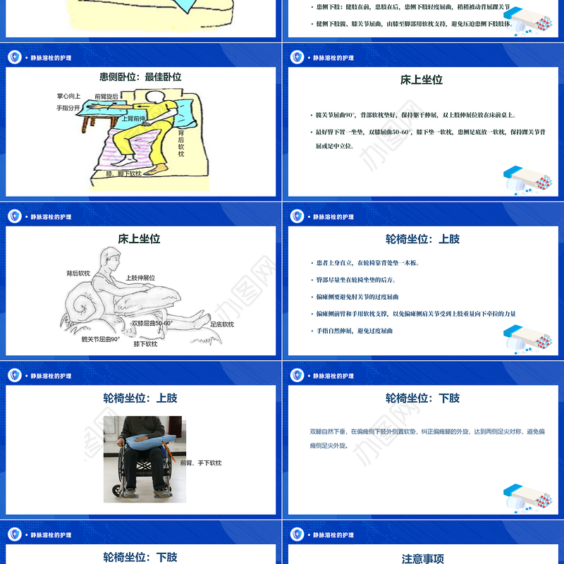 2022神经康复病区脑卒中的护理查房PPT清新简约风护理查房通用PPT