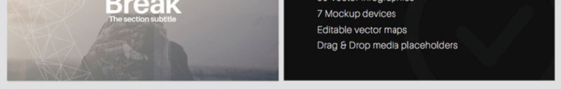 欧美高端MAC模板扁平化商务简约设计动态动画模板Keynote