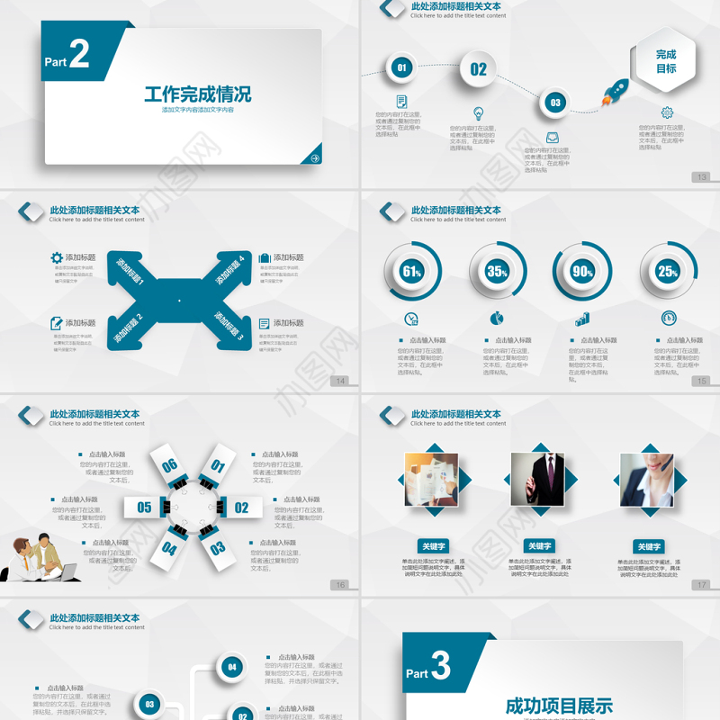 碧桂园房产森林城市会议总结通用动态ppt