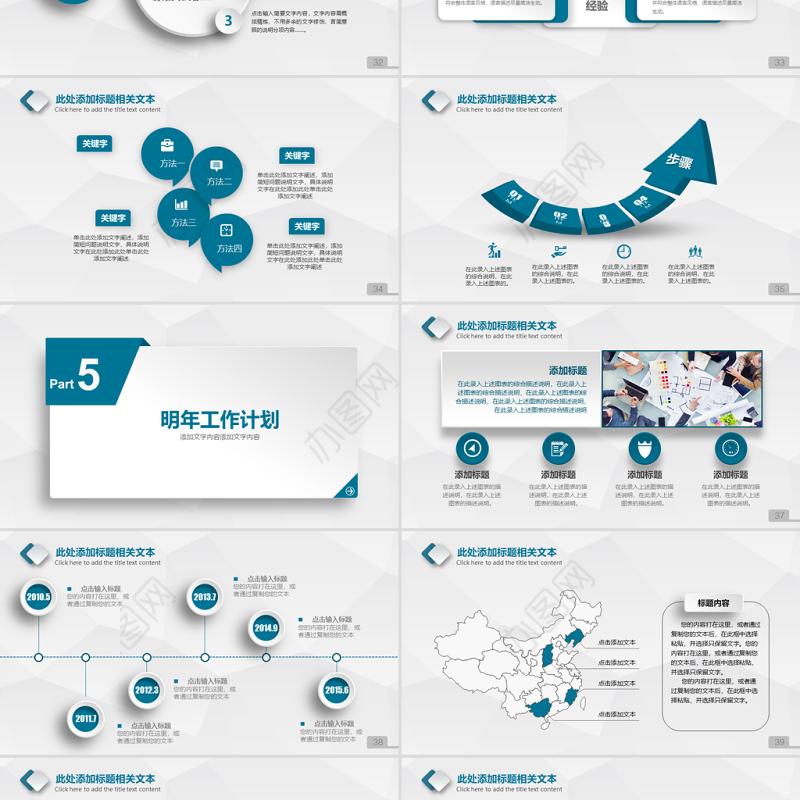 碧桂园房产森林城市会议总结通用动态ppt