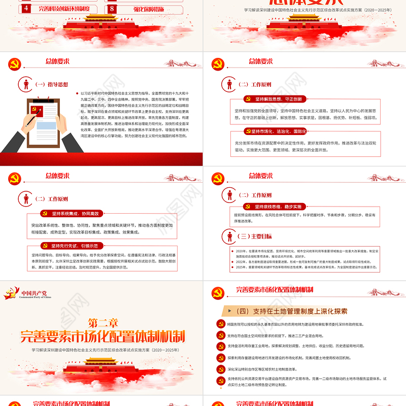 地域党课之深圳建设中国特色社会主义先行示范区综合改革试点实施方案PPT