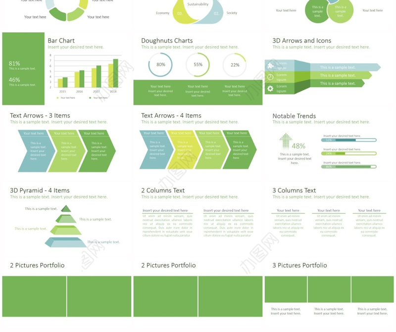 绿色环保新能源动态PPT模版