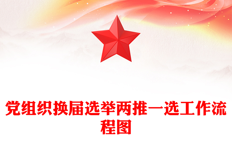党组织换届选举两推一选工作流程图