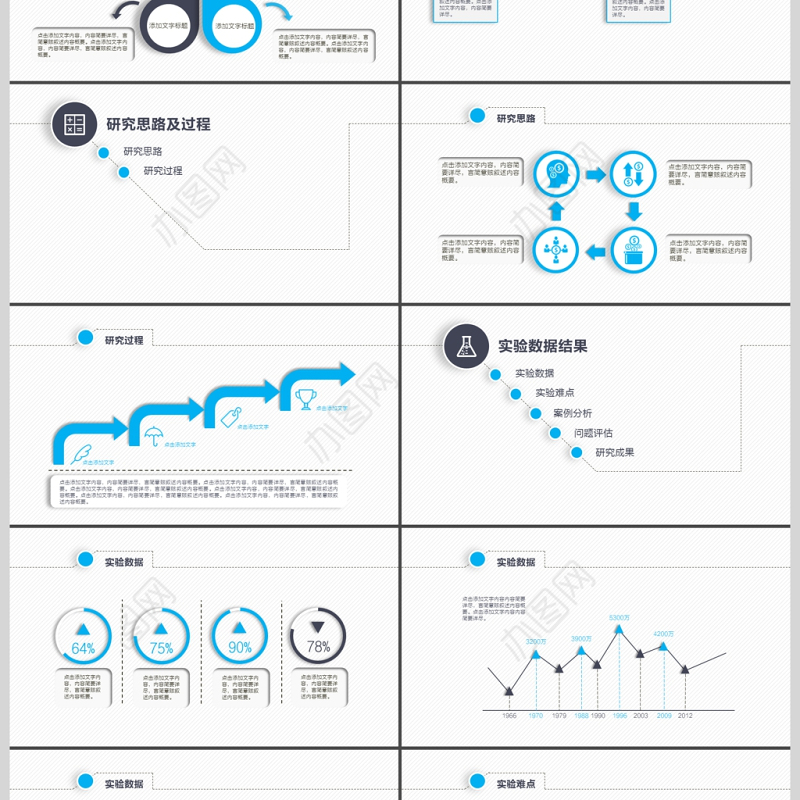 2019简约毕业论文答辩PPT模板