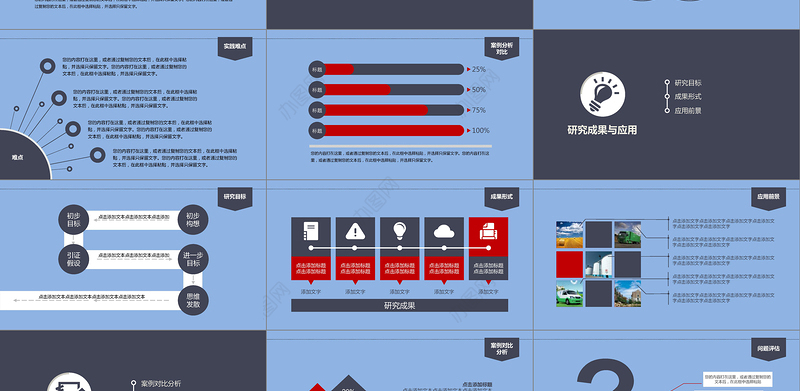 2019毕业论文通用PPT模板