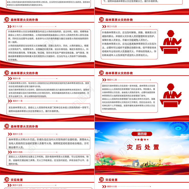 《森林草原防灭火条例》PPT法律法规课件