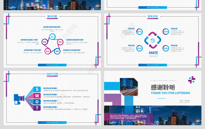 原创时尚高端企业创业项目商业计划书PPT-版权可商用