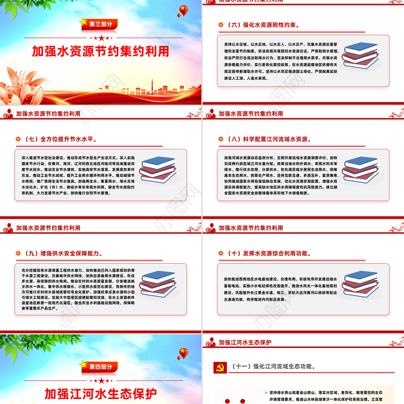 2025关于全面推进江河保护治理的意见PPT课件