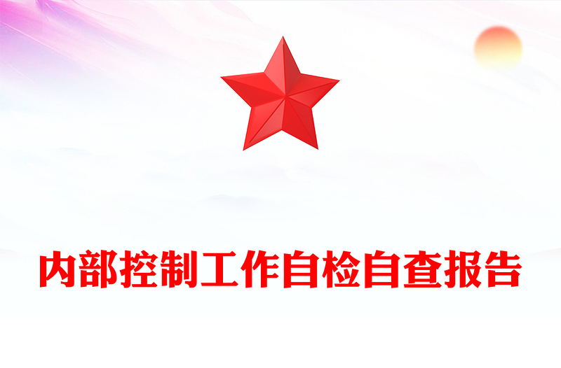 内部控制工作自检自查报告