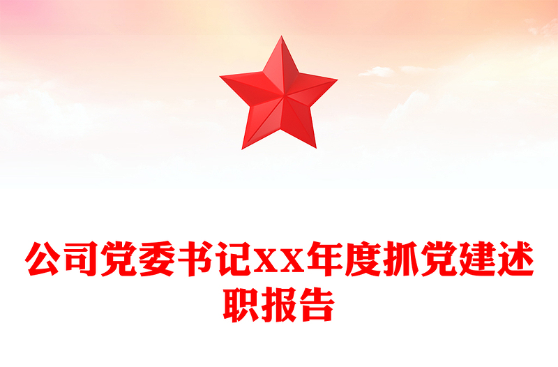 公司党委书记XX年度抓党建述职报告