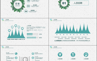 完整版行政人事部年度计划PPT模板