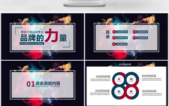 品牌的力量营销策划PPT