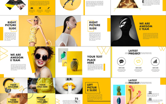 2019橙时尚PPT模板