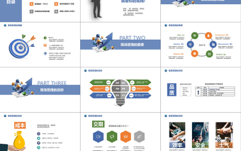 商务风企业公司现场管理培训课件通用PPT模板