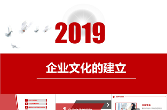 2019红色企业战略管理企业文化建设演讲PPT