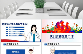 原创医院医生医疗医学护理年终工作总结培训PPT-版权可商用