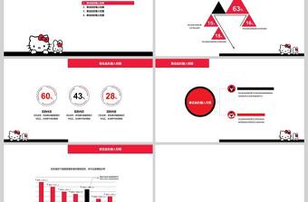 hello Kitty可爱kitty猫PPT模板