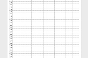 发票管理台账模板Excel模板