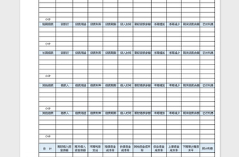 融资报表表格模板