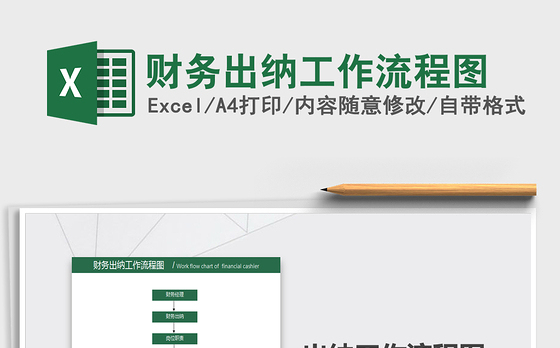 2021年财务出纳工作流程图