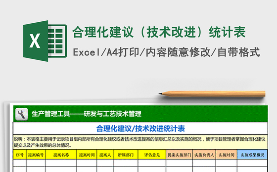 2021年合理化建议（技术改进）统计表