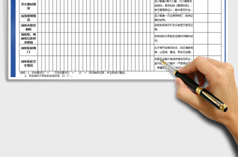 2021年消防泵房每日消防巡查记录表