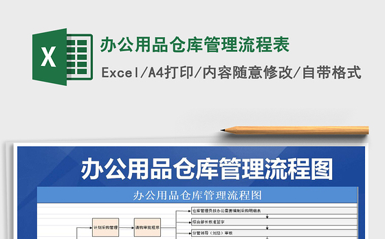2021年办公用品仓库管理流程表