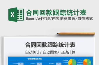 2021年合同回款跟踪统计表