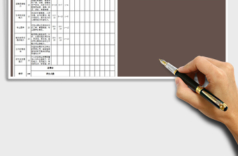 2021年综合素质面试评分表模版